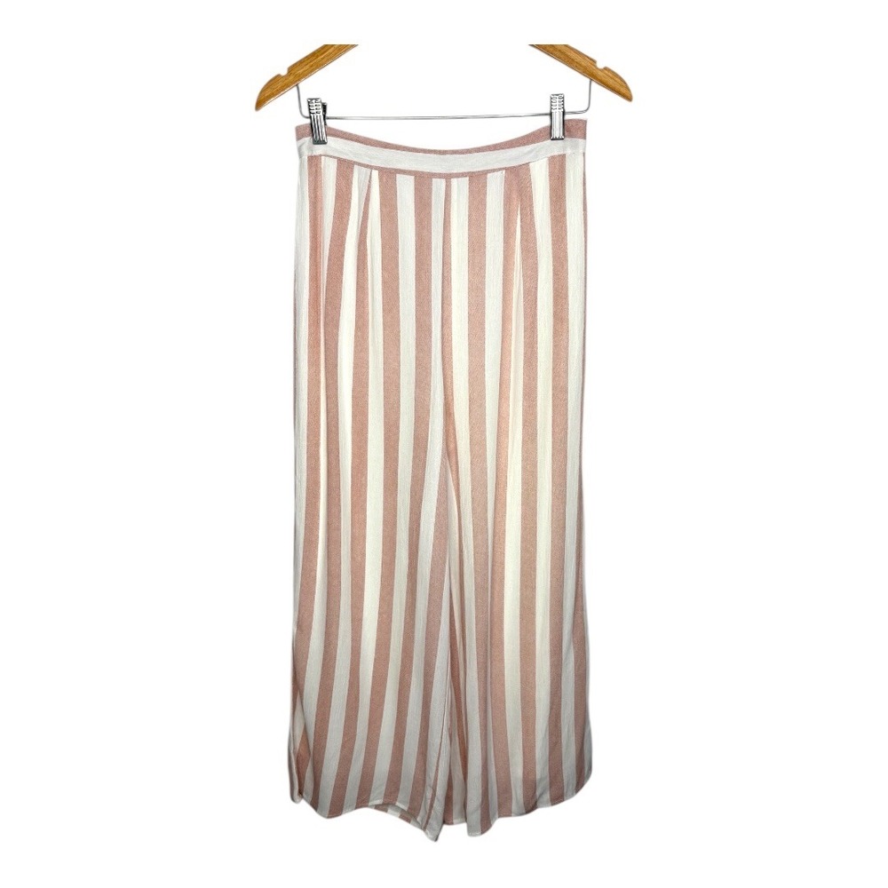 Sadie & Sage Striped Wide Leg Palazzo‎ Pants Bohemian Lined Women Size Small
